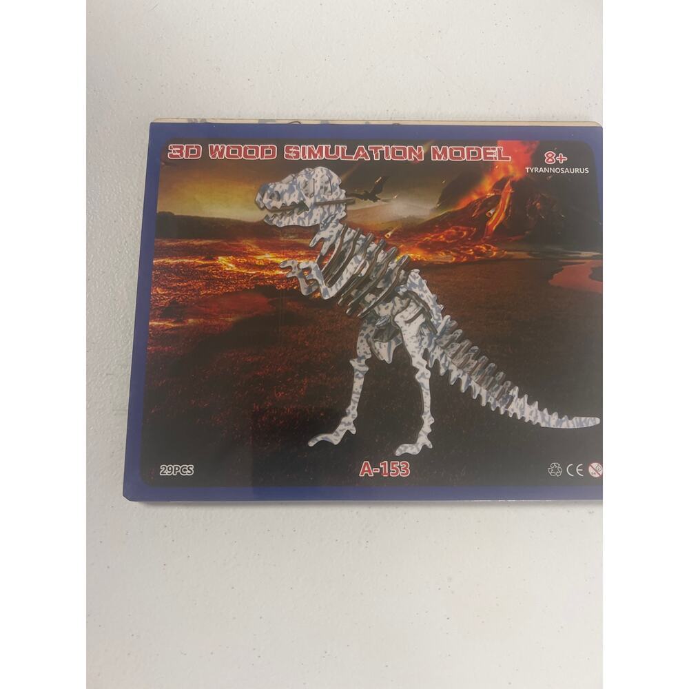3D Wood Dinosaur Puzzles - Picture 2 of 8